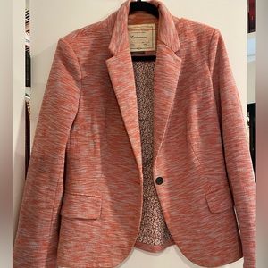 Anthropologie Cartonnier Pink Relaxed Blazer L